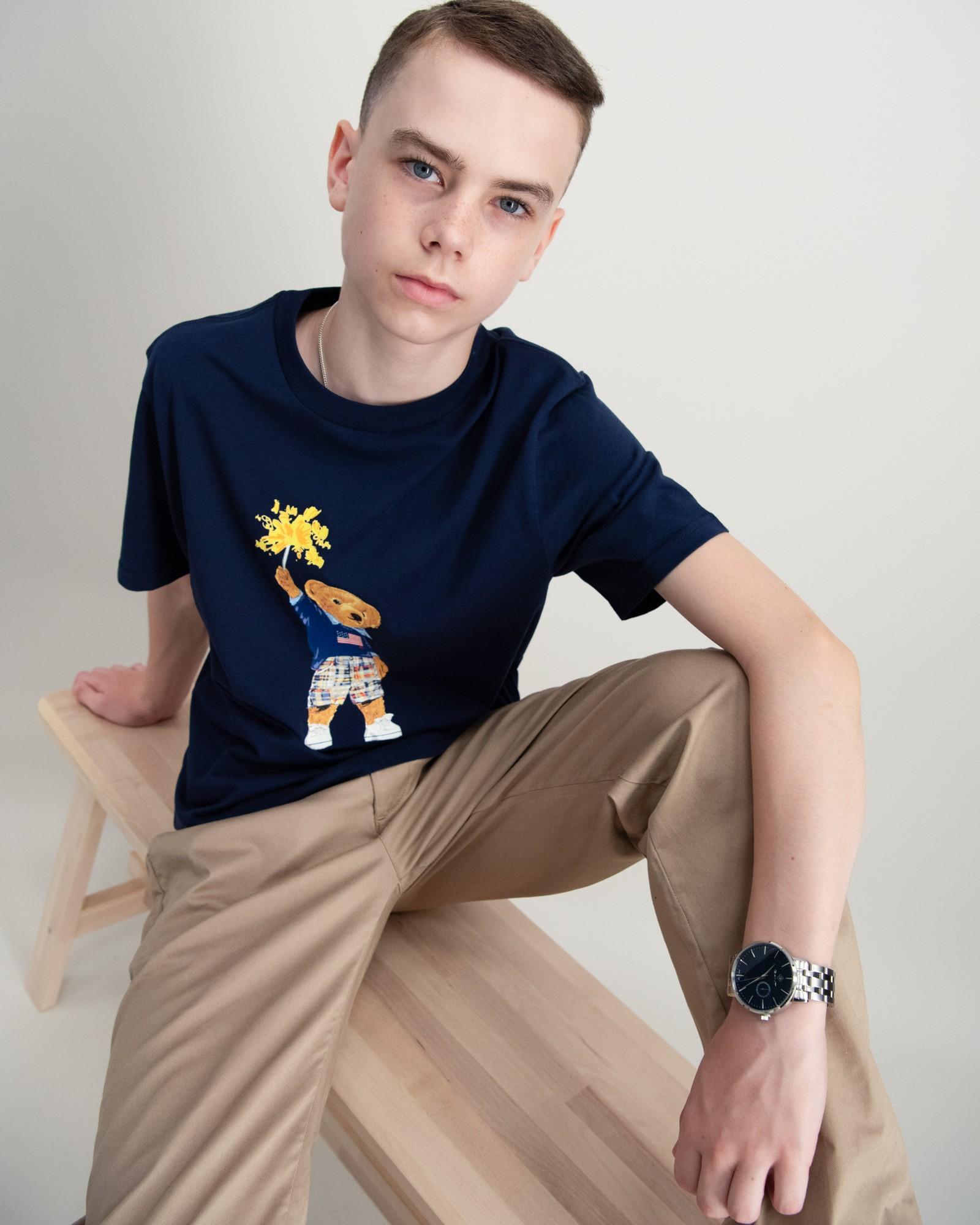 Polo Bear Cotton Jersey Tee