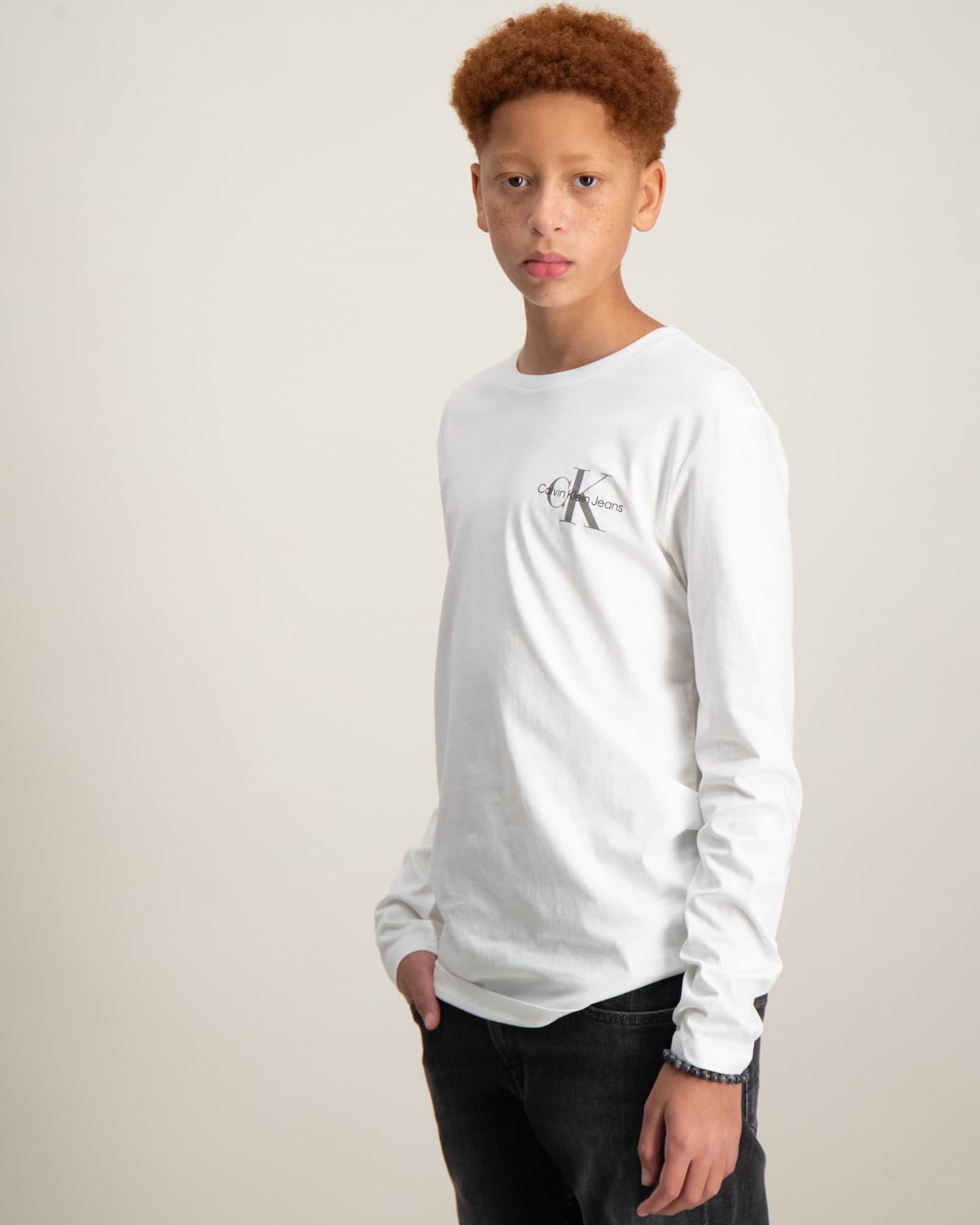 CHEST MONOLOGO LS T-SHIRT