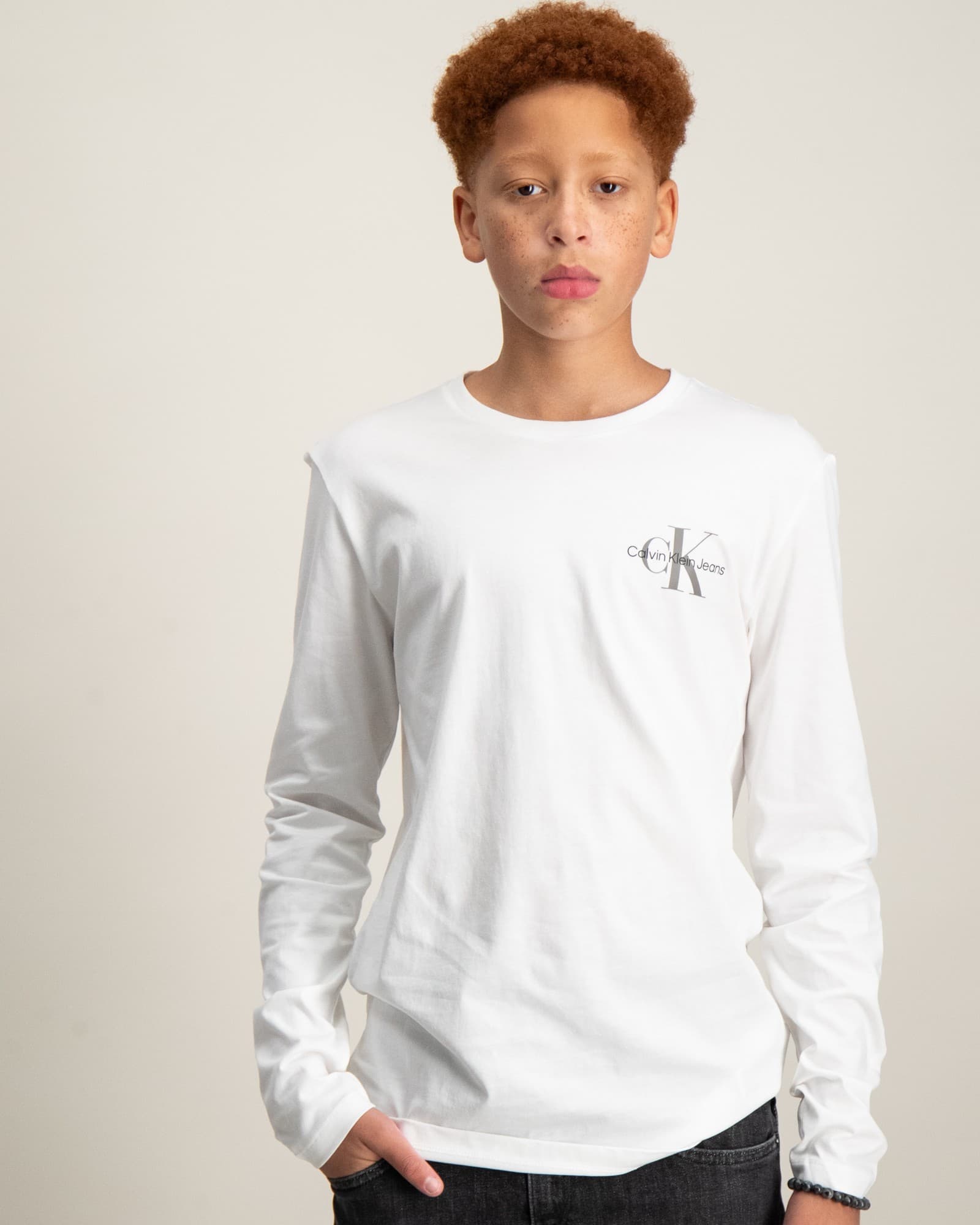 CHEST MONOLOGO LS T-SHIRT