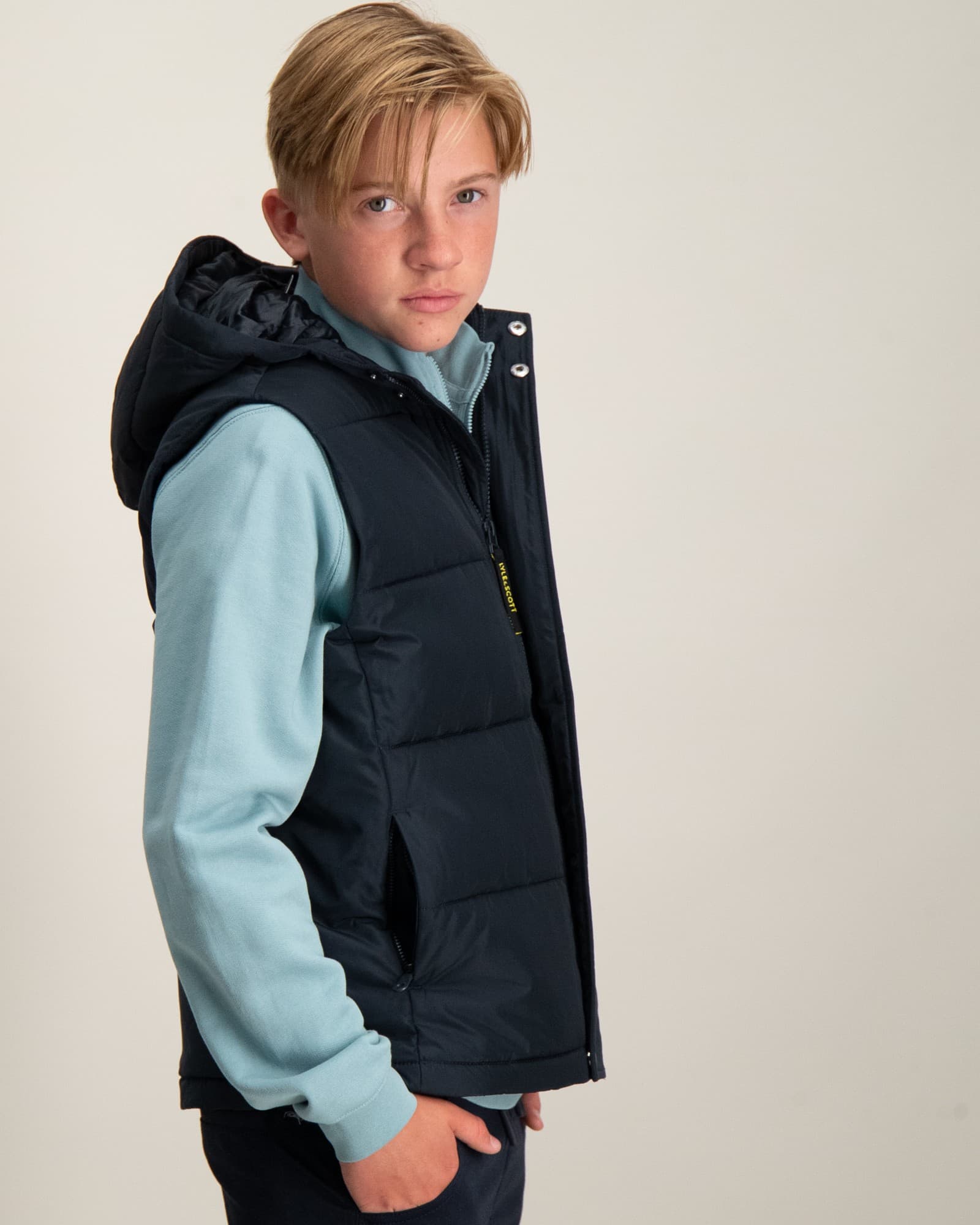 Padded Hooded Gilet