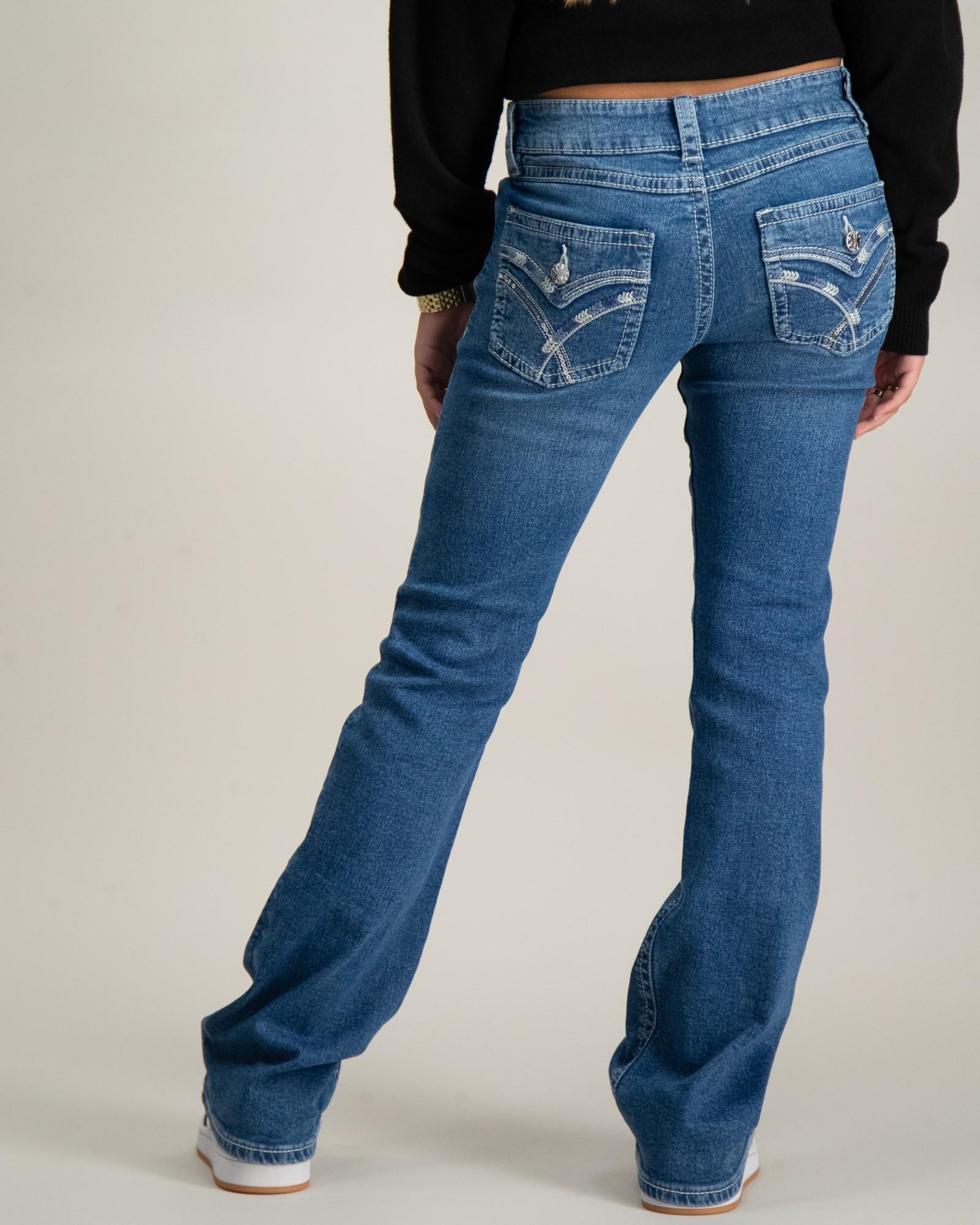 Premium embroidery jeans