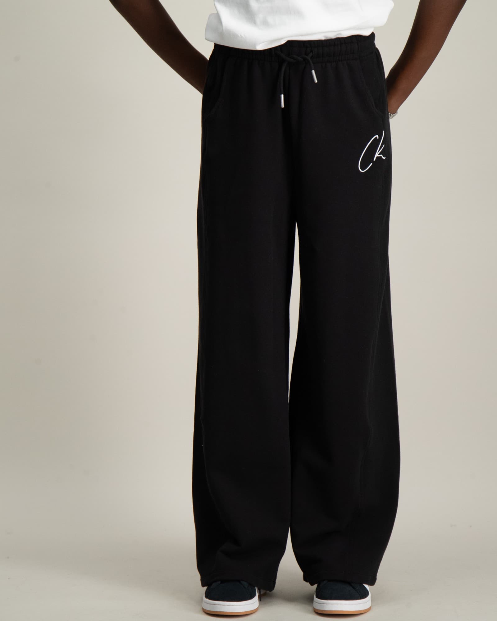 CK SIGNAGE WIDE SWEATPANTS