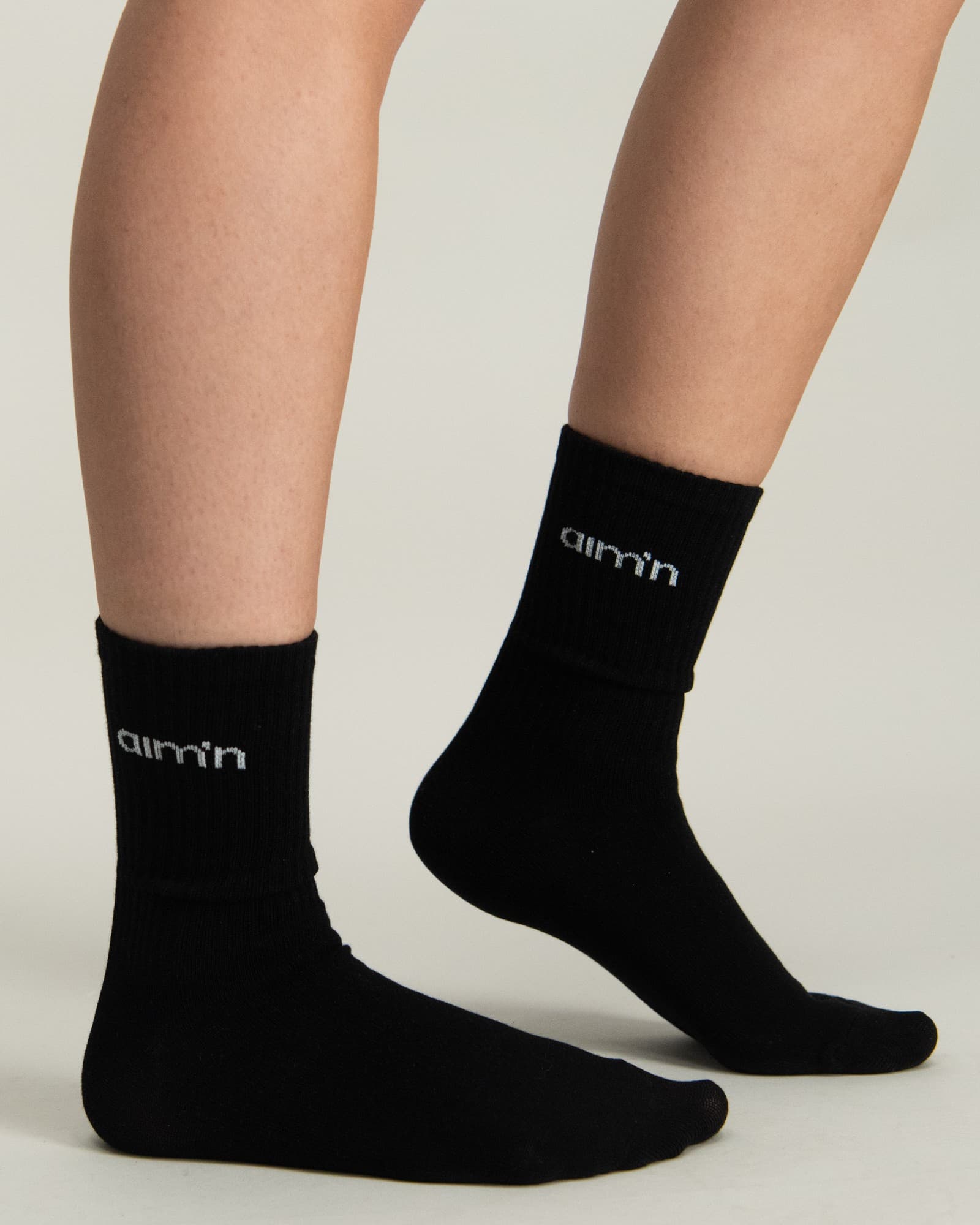 Black Aim'n Logo Socks 3-Pack