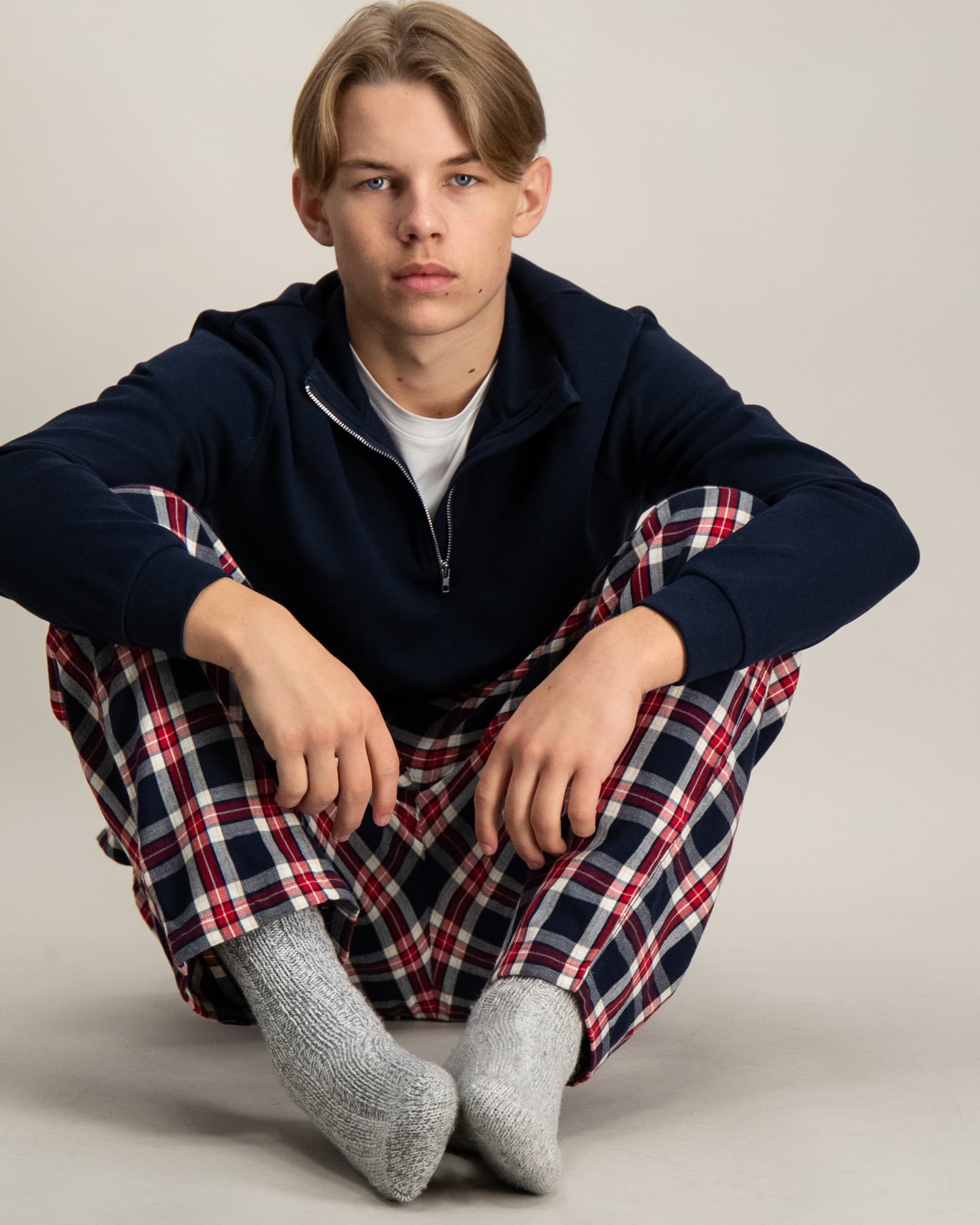 FLANNEL CHECK PAJAMA PANTS