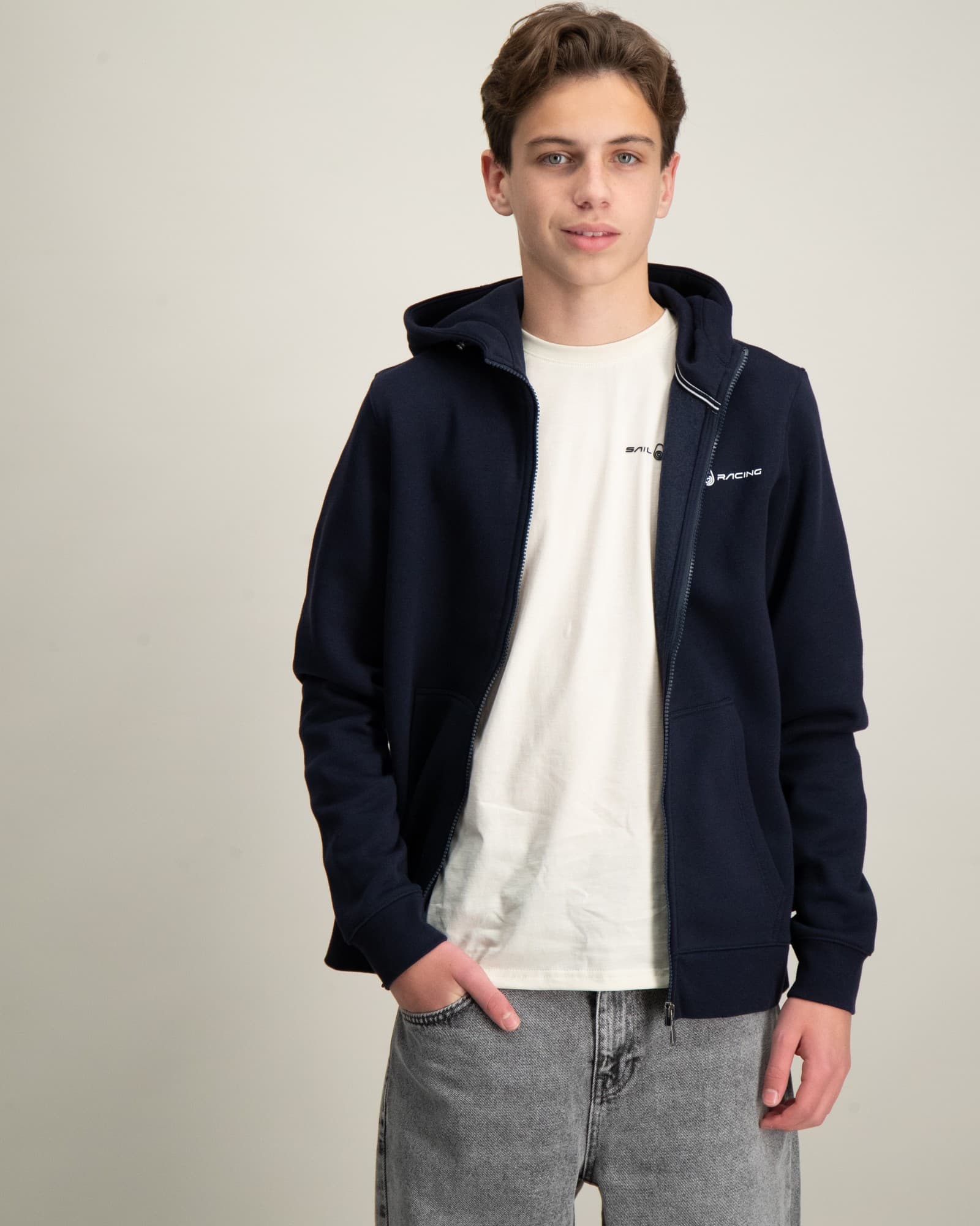 JR BOWMAN LOGO ZIP HOOD