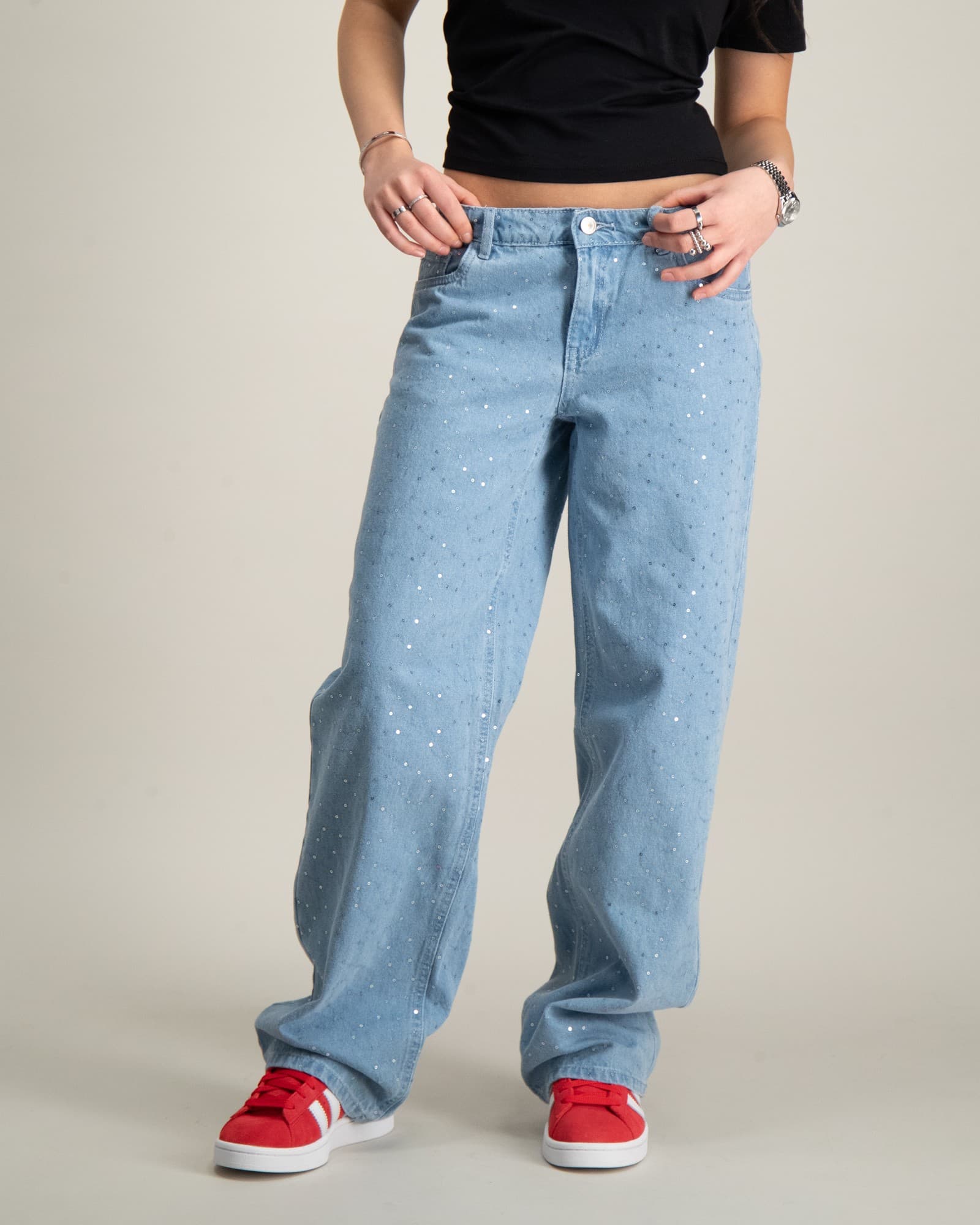 NLFSYZZA DNM LW WIDE PANT