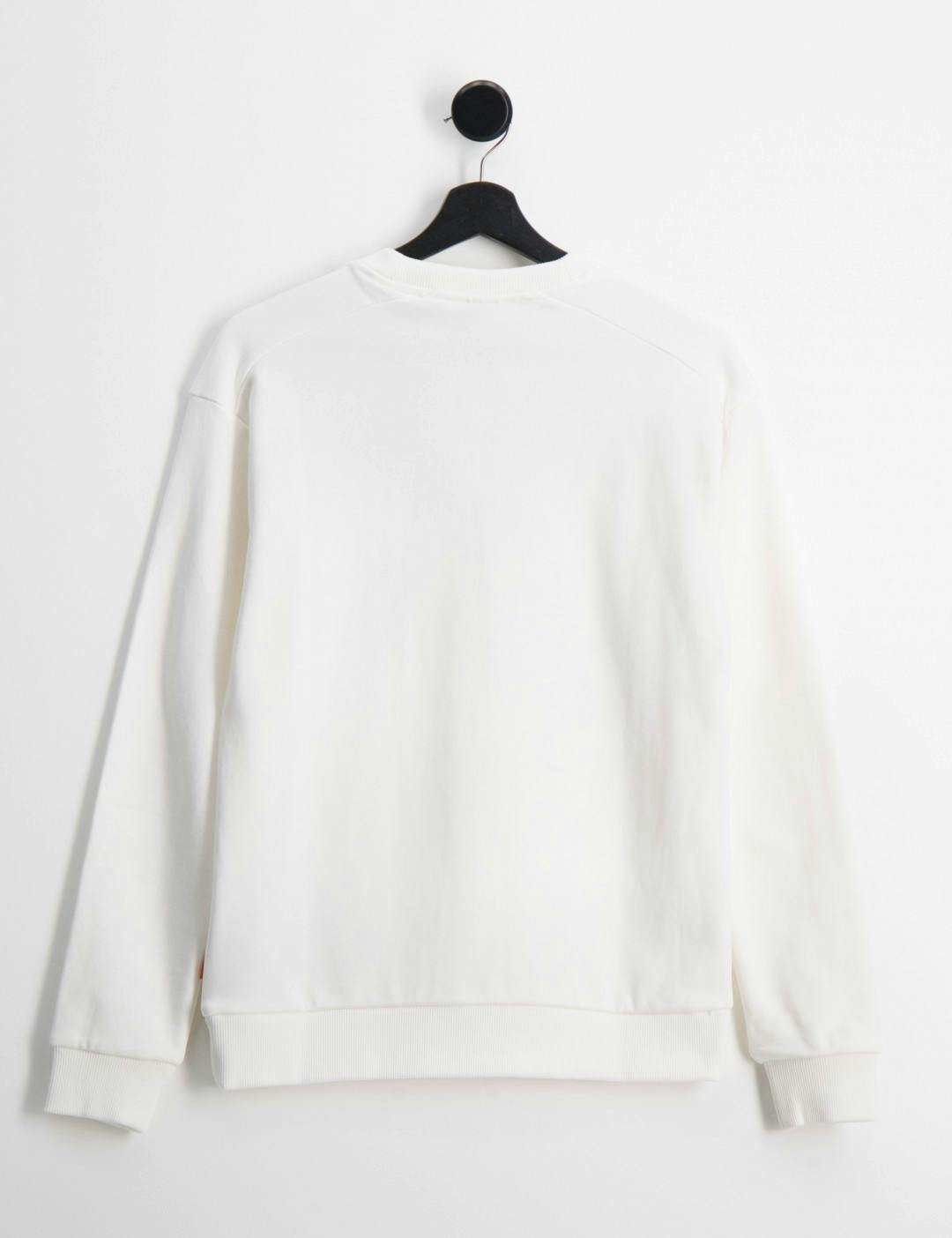 Relaxed-fit crewneck embroidered sweatshirt