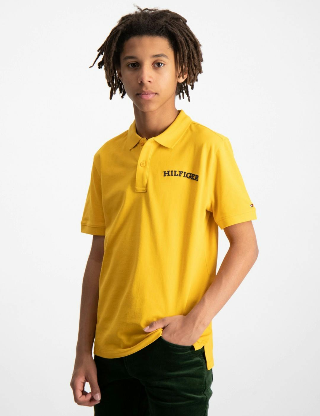 HILFIGER ARCHED POLO S/S