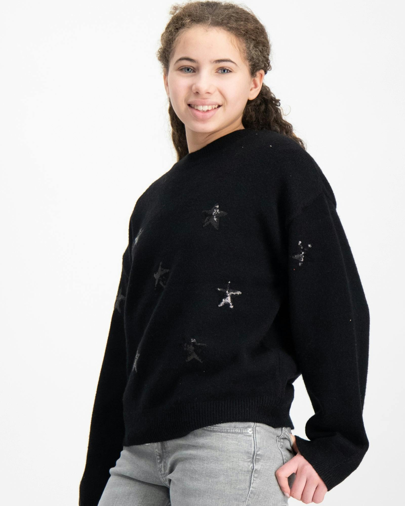 Y knitted star sweater